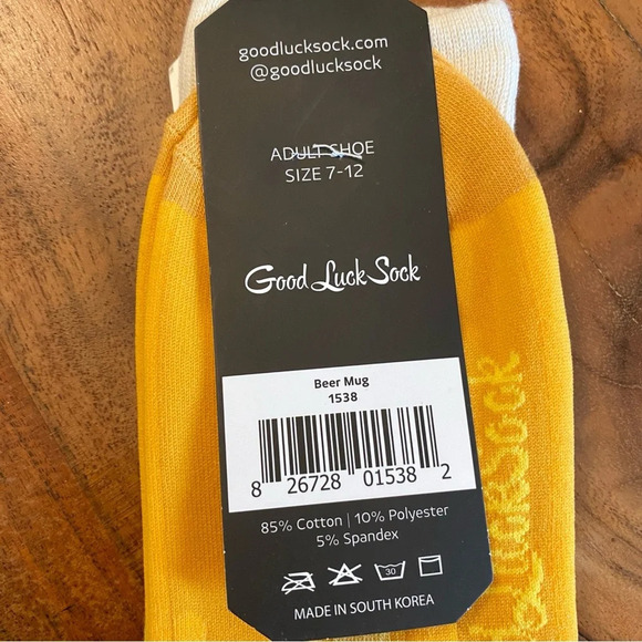 NWT Beer Mug 🍺 Themed Adult Dress Socks Size 7-12 - Picture 7 of 7